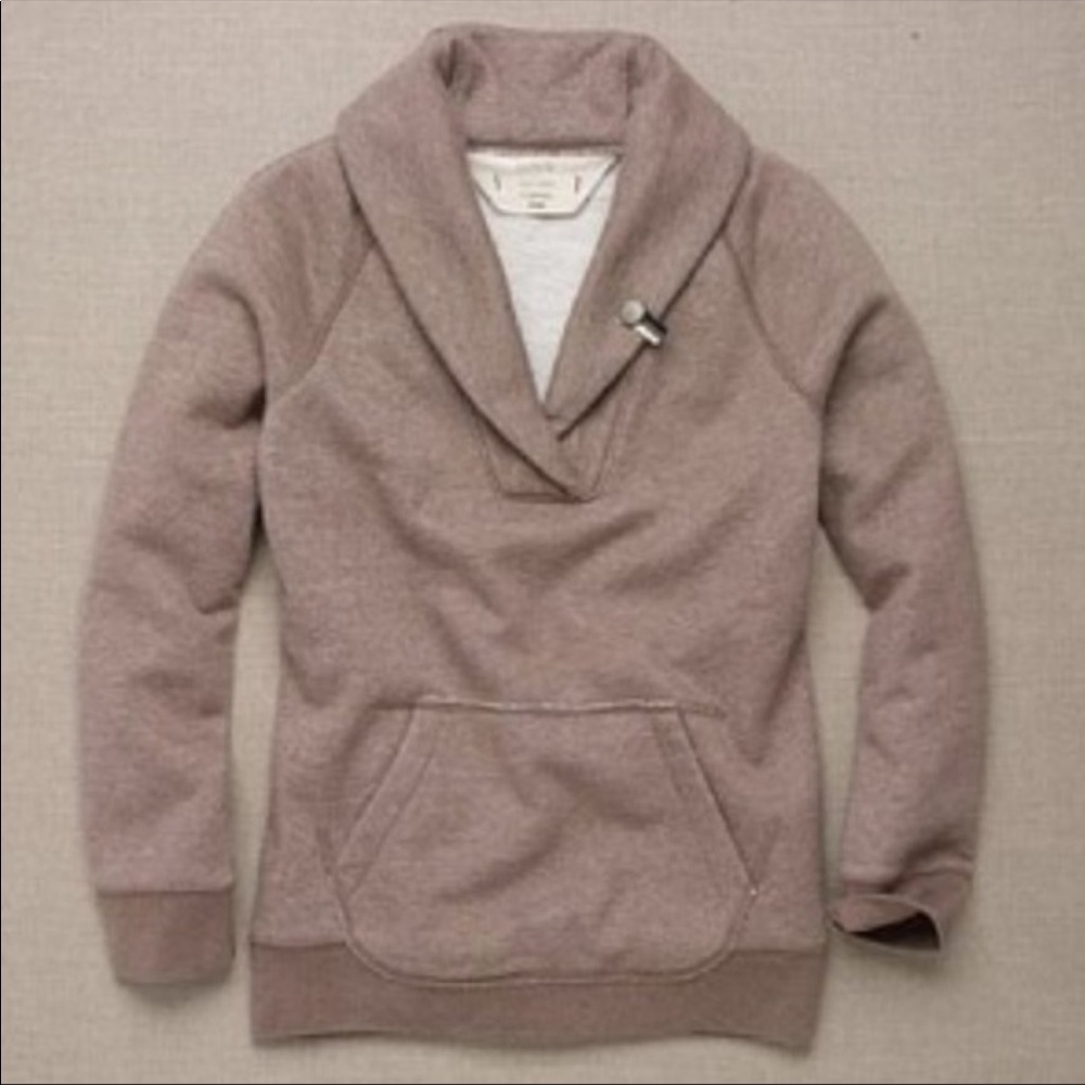 J. Crew Shawl-Collar Fleece Popover
